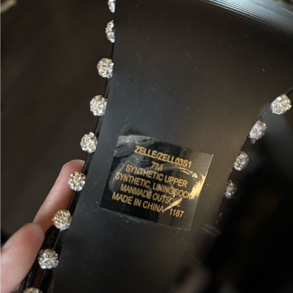 Black Zelle Steve Madden heels. New, wore once to take pictures. - Picture 4 of 5